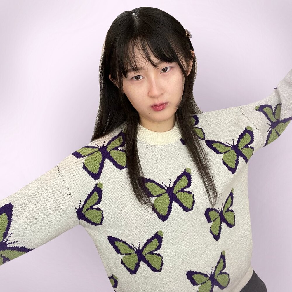butterfly sweater